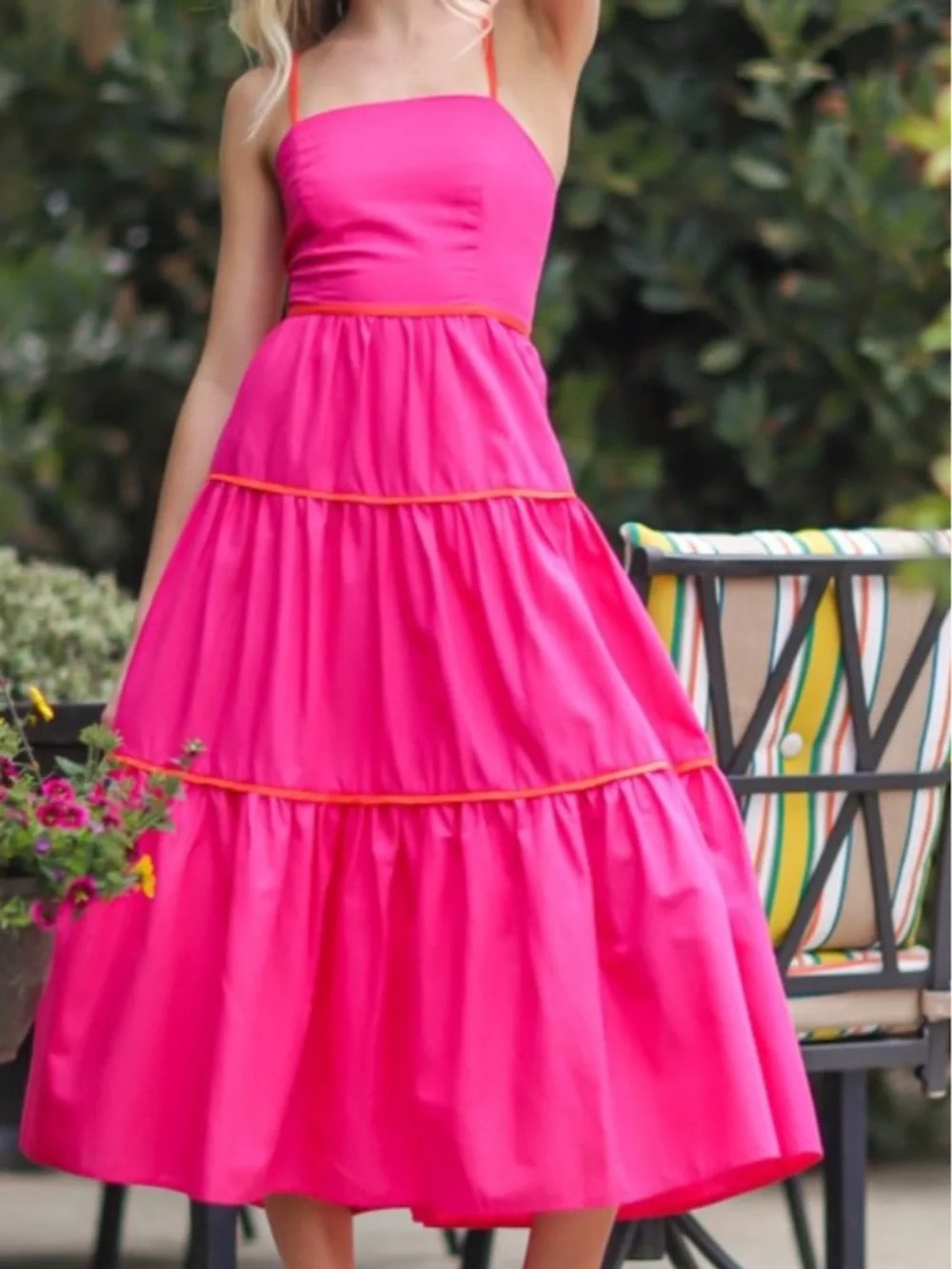 Pink Maxi Dress Aakaa - Picture 13 of 14